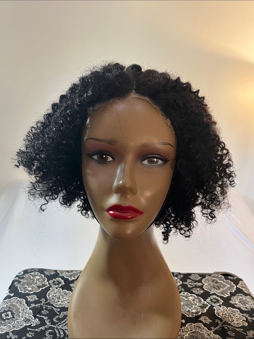 Black Curly Short Wig - Unbranded Women's Hairpiece
